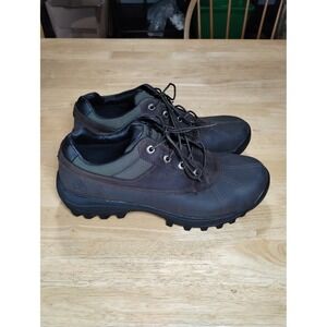 Timberland Canard Oxford Shoe Mens 12 Waterproof Ortholite Green Brown Leather